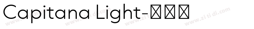 Capitana Light字体转换